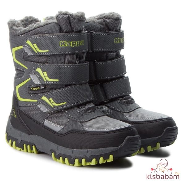 Kappa Hótaposó Great Tex K Szürke/Lime 29-es méret (260558K)