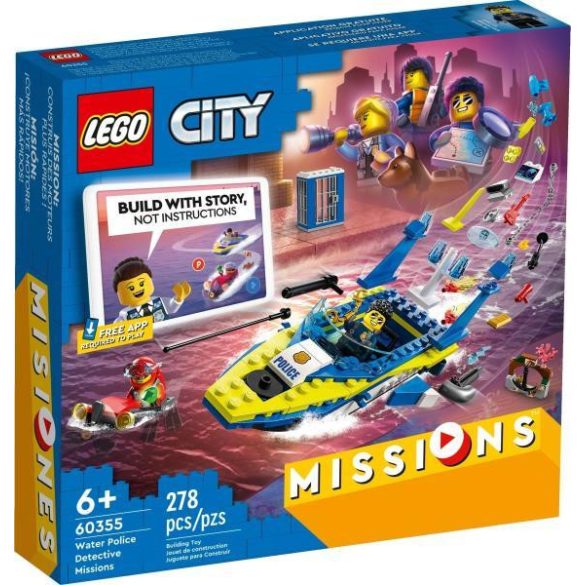 Lego City - Vízirendőrség nyomozói küldetés 60355 (Lego, 60355)