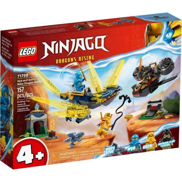 LEGO Ninjago - Nya és Arin csatája a kis sárkány ellen (Lego, 71798)