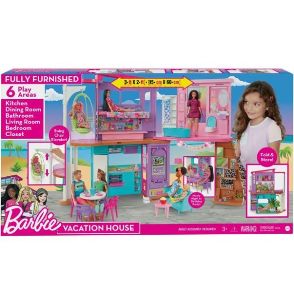 Barbie: Malibu álomház 2022 (Mattel, HCD50)