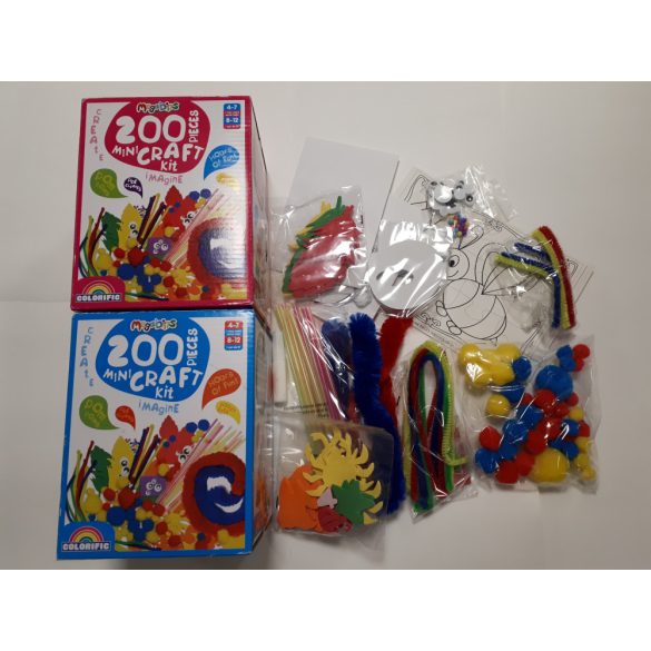 Mini kreatív szett - 200 db-os Kétféle (Megabits, 160632)