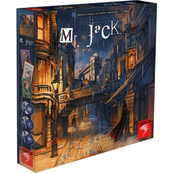 Mr. Jack társasjáték (Új, magyar kiadás) (Hurrican, 700151)