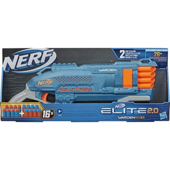 Nerf Elite 2.0 Warden DB-8 szivacslövő játékfegyver (Hasbro, E9959EU4)