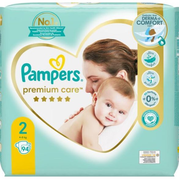 Pampers Premium Care 2 Mini Pelenka (4-8 kg) 94 db