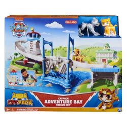   Mancs őrjárat Cat Pack Kaland-öböl Őrtorony játékszett – Wild és Miau-Miau figurával (Spin Master, 6066043)