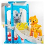 Mancs őrjárat Cat Pack Kaland-öböl Őrtorony játékszett – Wild és Miau-Miau figurával (Spin Master, 6066043)