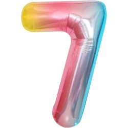 Szivárvány Színű, Számos Fólia Lufi, 73 Cm - 7