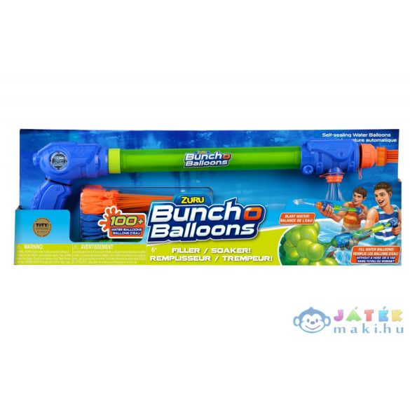 Zuru Bunch O Balloons Töltőágyú és 100db Vízibomba  (Zuru, 5657)