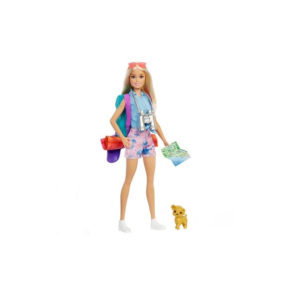 Barbie: Kempingező Malibu Baba (Mattel, HDF73, HDF72)