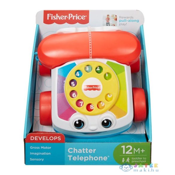 Fisher-Price: Készségfejlesztő Klasszikus Tárcsás Telefon (Mattel, FGW66)