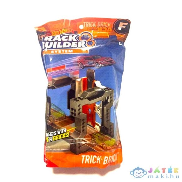 Hot Wheels: Pályaépítő Kiegészítők - F, Trick Brick (Mattel, DLF01)