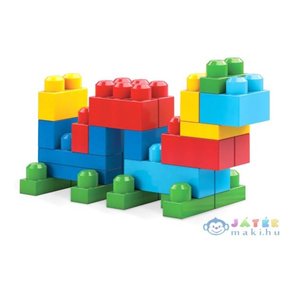 Mega Bloks: 60 Db Klasszikus Színű Építőkocka Táskában (Mattel, DCH55)