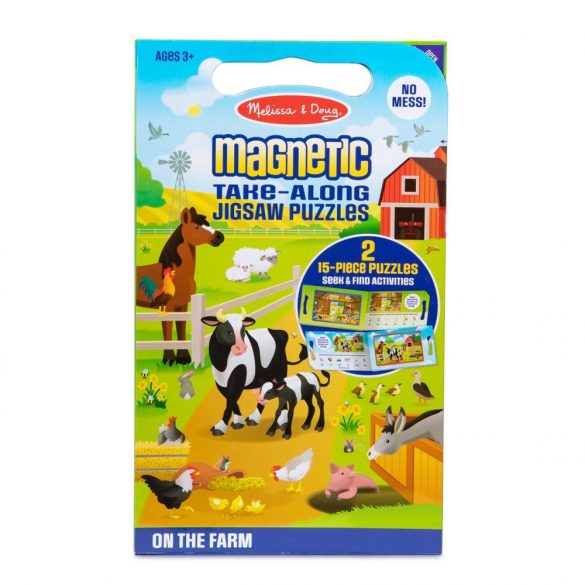 Melissa & Doug, Mágneses Puzzle, Farm (Melissa & Doug, 42832)