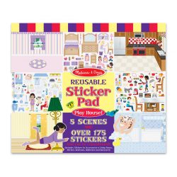  Melissa & Doug Kreatív Játék, Újrahasználható Matrica Készlet, Lakberendezés (Melissa & Doug, 14197)