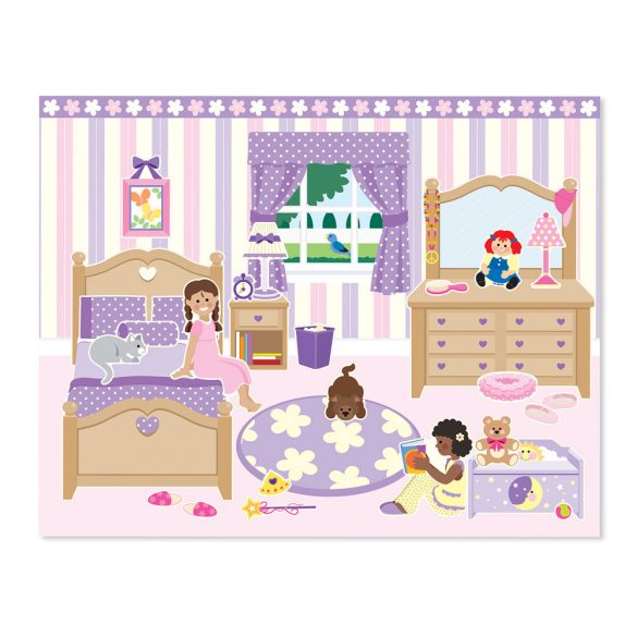 Melissa & Doug Kreatív Játék, Újrahasználható Matrica Készlet, Lakberendezés (Melissa & Doug, 14197)