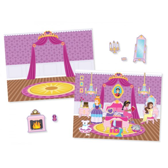 Melissa & Doug Kreatív Játék, Újrahasználható Matrica Készlet, Hercegnő (Melissa & Doug, 4306)
