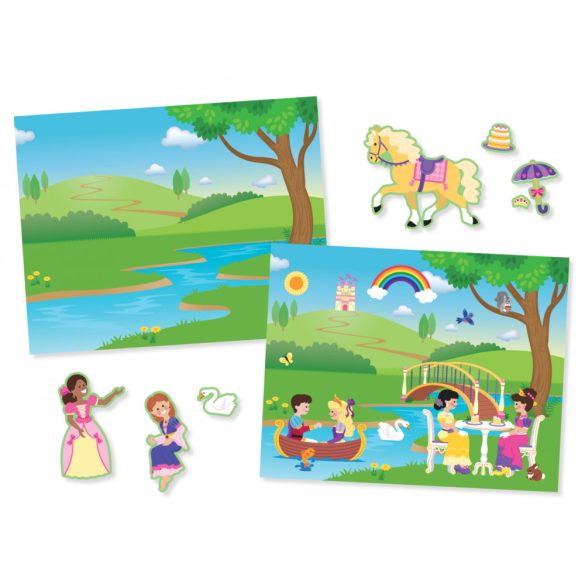 Melissa & Doug Kreatív Játék, Újrahasználható Matrica Készlet, Hercegnő (Melissa & Doug, 4306)