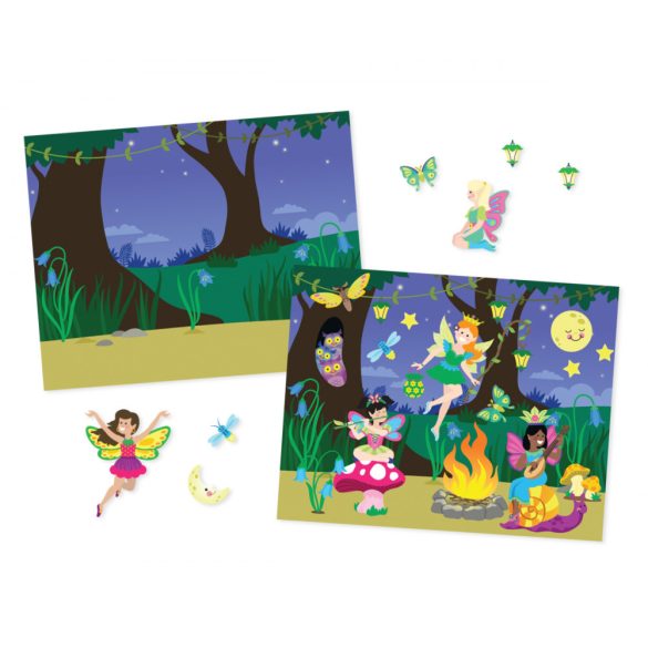 Melissa & Doug Kreatív Játék, Újrahasználható Matrica Készlet, Tündérek (Melissa & Doug, 18603)