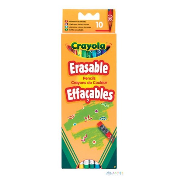 Crayola: 10 Db Radírvégű Színes Ceruza (Crayola, 3635)