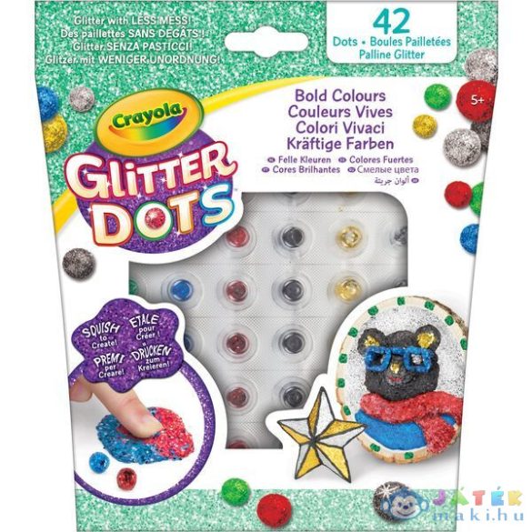 Crayola: Glitteres Dekorgyöngyök: Utántöltő Készlet (MH, 04-0803)