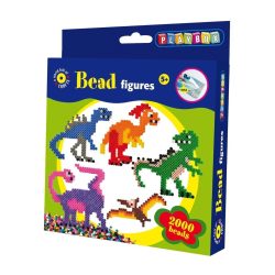   Playbox Gyöngykép Figurák, 2000 Db - Dínók (Playbox, 2456322)
