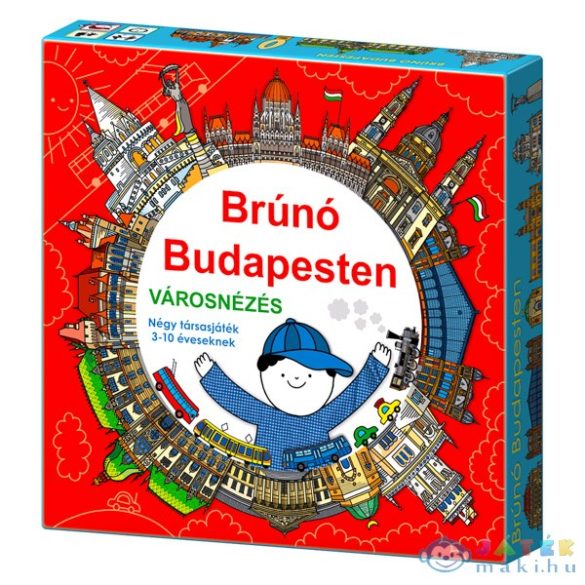 Brúnó Budapesten Társasjáték (Promitor, KM-713526)