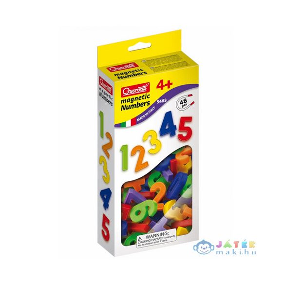 Quercetti: Mágneses Számok 48Db-os (Quercetti, 5463)