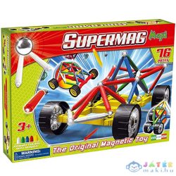  Supermag: Supermaxi Verseny Autó 76 Db-os Mágneses Játék (Supermag, 107)