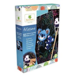   Sycomore Artissimo: Képkarc Készítő Szett - Állatkölykök (Sycomore, CREA010)