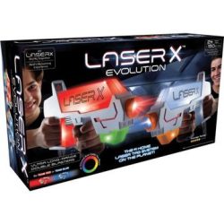   Laser-X Evolution: Nagy Hatótávú Lézerfegyver - Dupla Csomag (TM Toys, LAS88178)