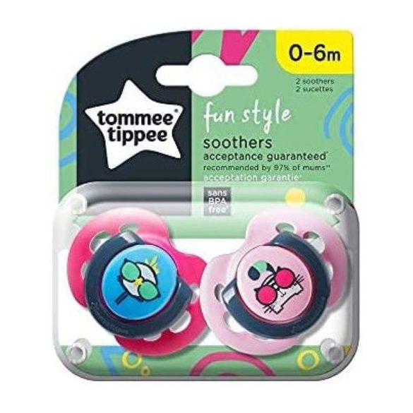 Tommee Tippee játszócumi CTN Fun 2 db 0-6 hó