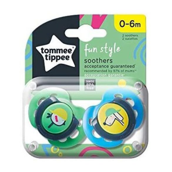 Tommee Tippee játszócumi CTN Fun 2 db 0-6 hó
