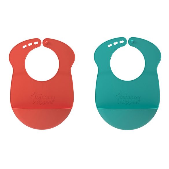 Tommee Tippee Műanyag Etető Előke (Mosógépben Mosható)