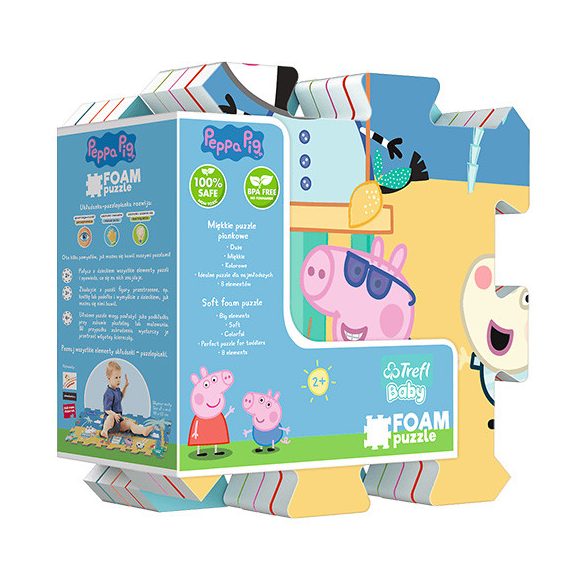 Peppa Malac Nyaral Szivacs Puzzle - Trefl (Trefl, 61363)