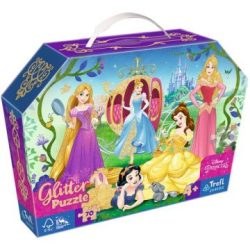   Trefl: Disney Hercegnők Puzzle - 70 Darabos, Glitteres (Trefl, 53017)