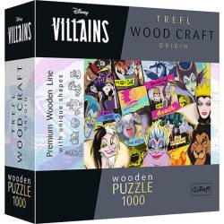   Wood Craft: Disney Főgonoszok 1000 Db-os Puzzle - Trefl (Trefl, 20167T)