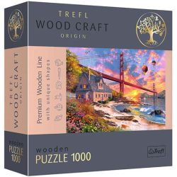   Wood Craft: Naplemente A Goldebn Gate-Nél Fa Puzzle 1000Db-os - Trefl (Trefl, 20164T)