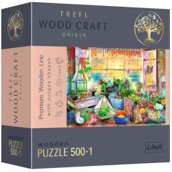   Wood Craft: Tengerparti Nyaralóház Fa Puzzle 500+1Db-os - Trefl (Trefl, 20166T)