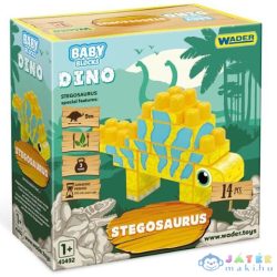   Baby Bloks: Stegosaurus Építőjáték Szett 14Db-os - Wader (Wader, 41495)