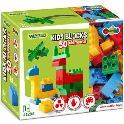   Kids Bloks Építőelemek 50Db-os Szett - Wader (Wader, 41294)