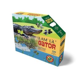   Wow Puzzle Junior 100 Db - Aligátor (WOW Toys, 4021-IAMAlilgator)